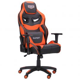Кресло VR Racer Expert Genius черный/оранжевый 