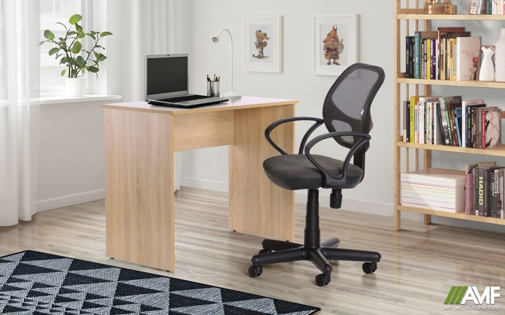 Домашній кабінет стіл Eko EK-101 + крісло Чат Чорний