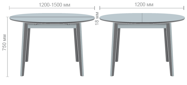 Характеристики Стол обеденный раздвижной Паддингтон орех светлый