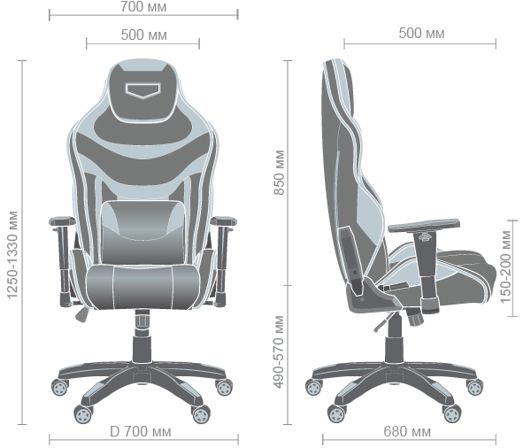 Характеристики Кресло VR Racer Expert Champion черный/зеленый