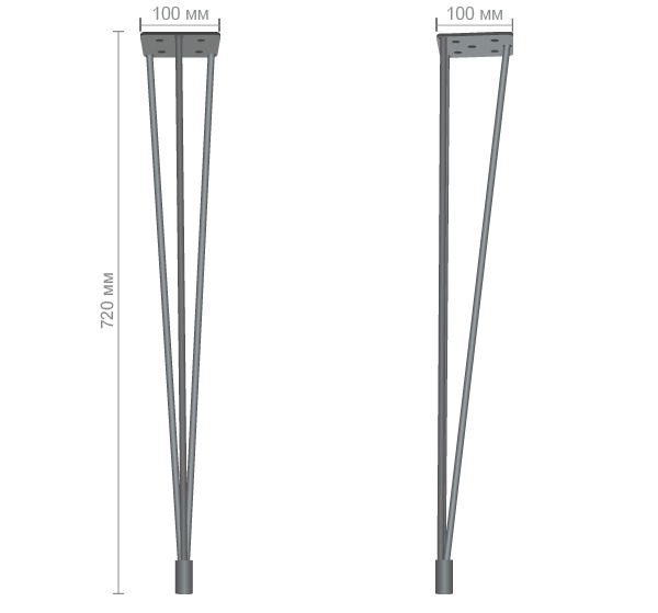 Характеристики База Frame черный графит