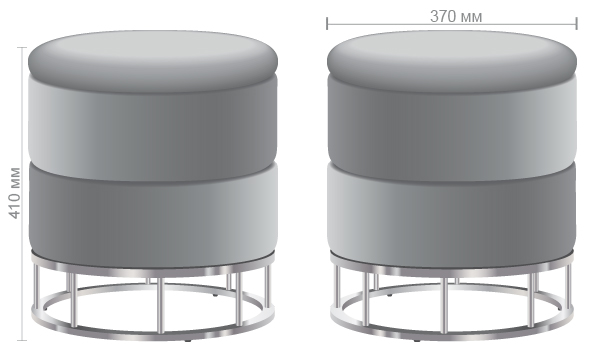 Характеристики Пуф Gabriel Green / Golden Chrom