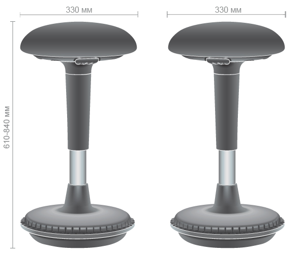 Характеристики Стул Move Black, черный