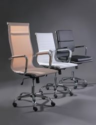 Кресло Slim FX HB (XH-630A) белый - интерьер - фото 9