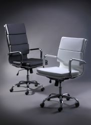 Кресло Slim FX CF (XH-630C) белый - интерьер - фото 14