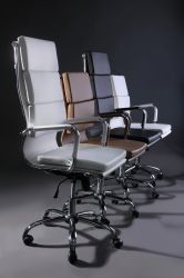 Кресло Slim FX CF (XH-630C) белый - интерьер - фото 22