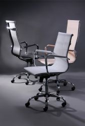 Кресло Slim LB (XH-632B) серый - интерьер - фото 28