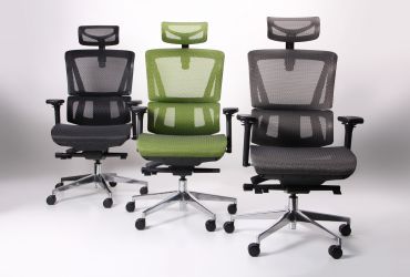 Кресло Agile Black Alum Green - интерьер - фото 1