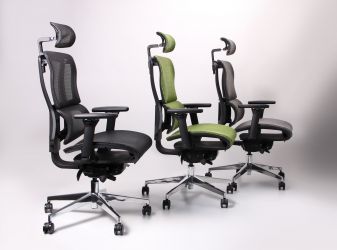 Кресло Agile Black Alum Green - интерьер - фото 3
