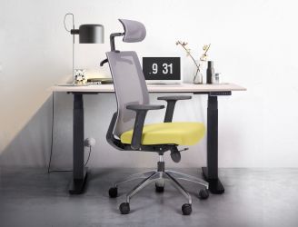 Кресло Install Black Alum Grey/ Light Blue - интерьер - фото 1