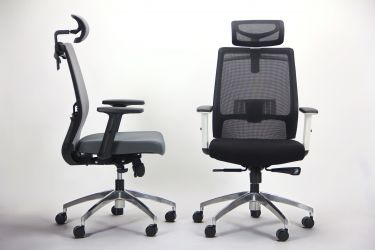 Кресло Install White, Alum, Black/Black - интерьер - фото 26